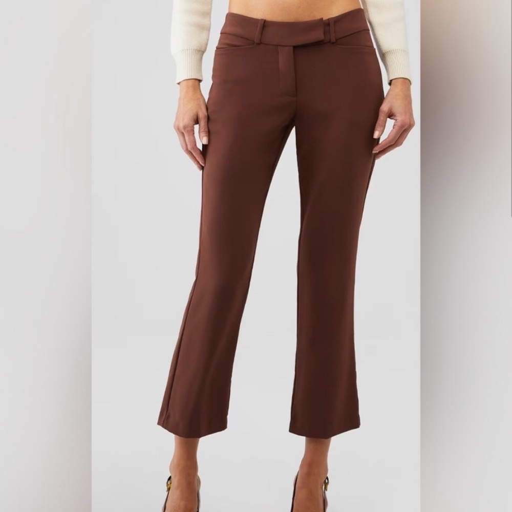 Amanda‎ Uprichard Paris Low Rise Women’s Pants Brown Small $198